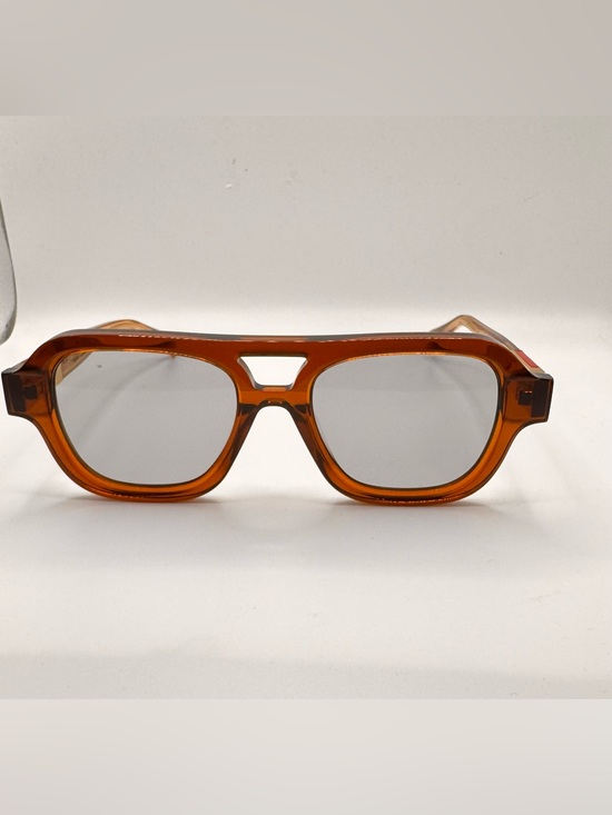 Kuboraum Other - Kuboraum Maske S6 Amber Gold Rectangular Sunglasses 53□20 Handmade Italy